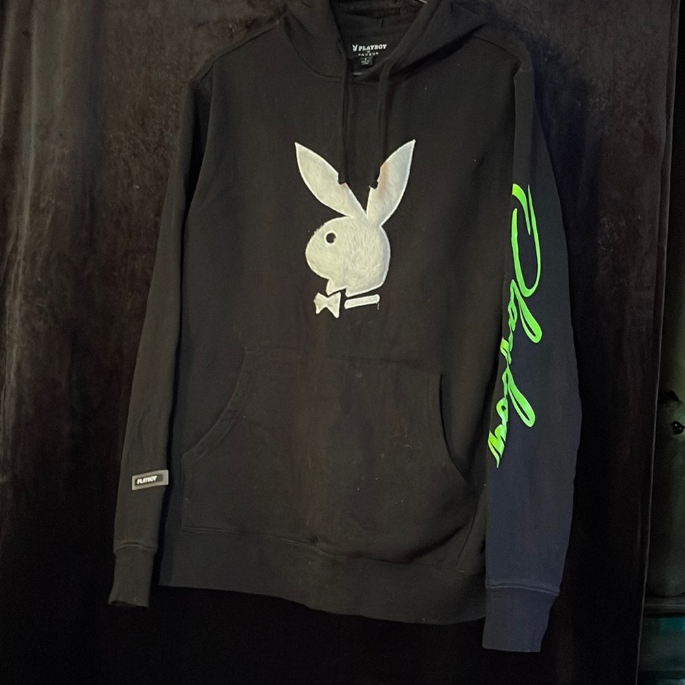 playboy hoodie (fur bunny)